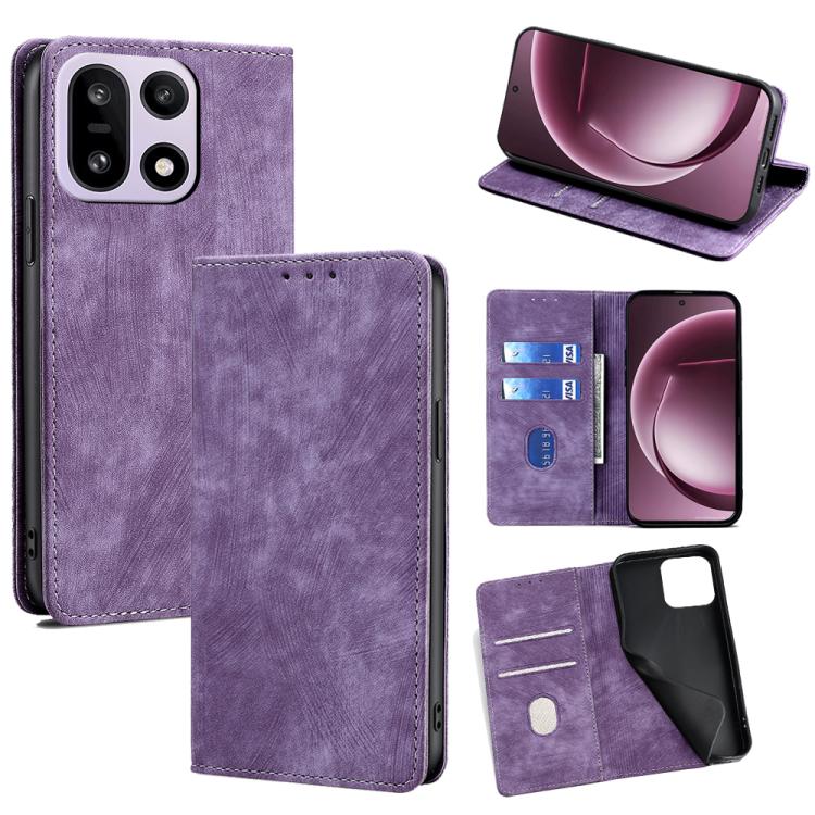 Custodia in pelle magnetica con blocco RFID per OnePlus 15T