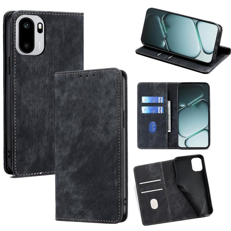 Custodia in pelle magnetica con blocco RFID per OnePlus 15T