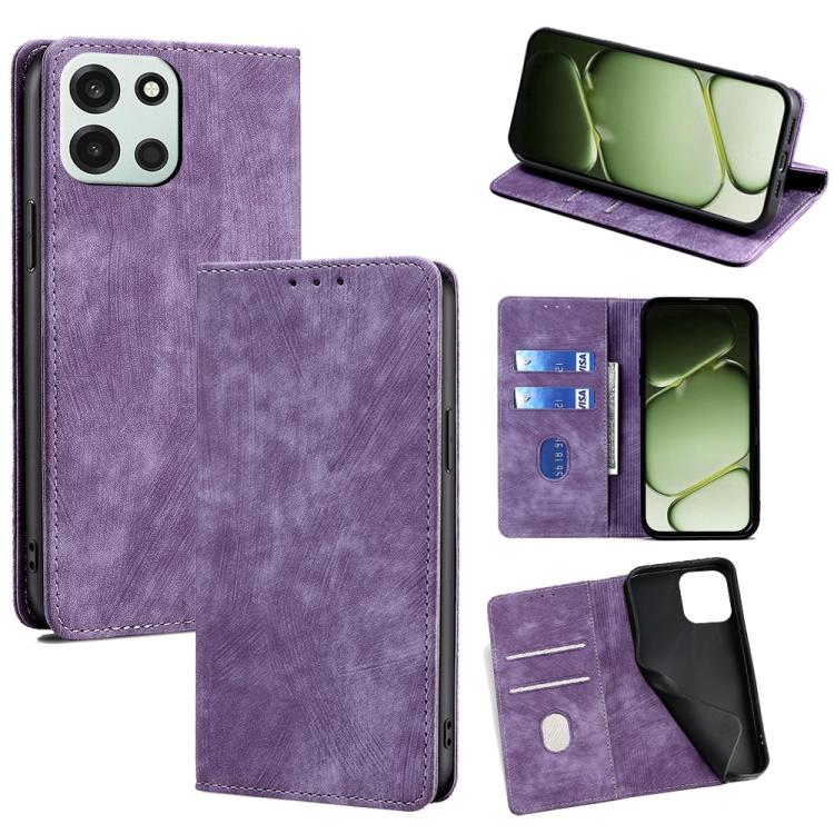 Custodia in pelle magnetica con blocco RFID per OnePlus 15T