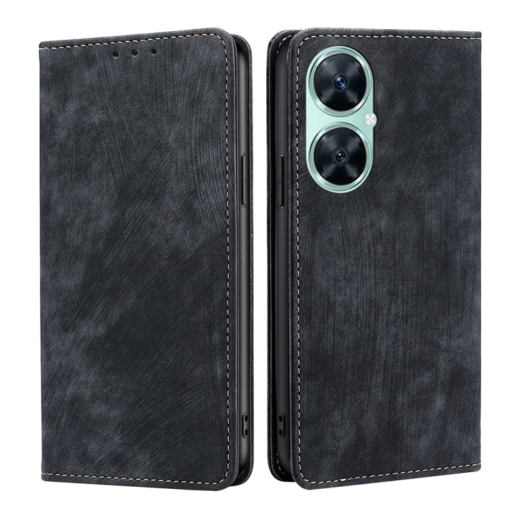 Custodia in pelle magnetica con blocco RFID per Huawei nova 12