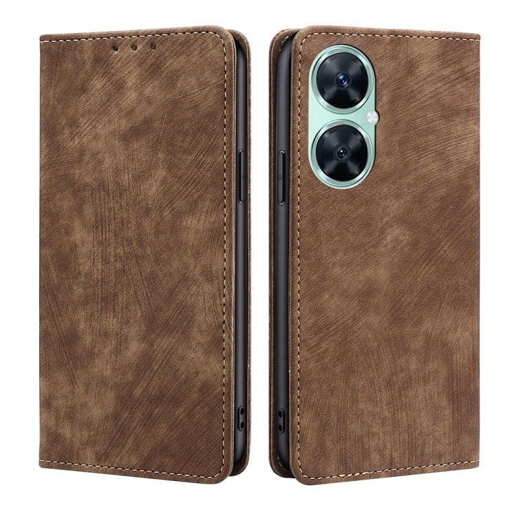 Custodia in pelle magnetica con blocco RFID per Huawei nova 12
