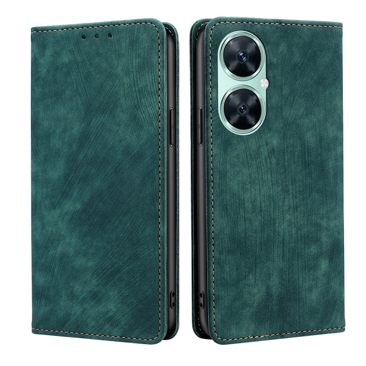 Custodia in pelle magnetica con blocco RFID per Huawei nova 12