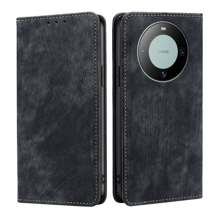 Custodia in pelle magnetica con blocco RFID per Huawei nova 12