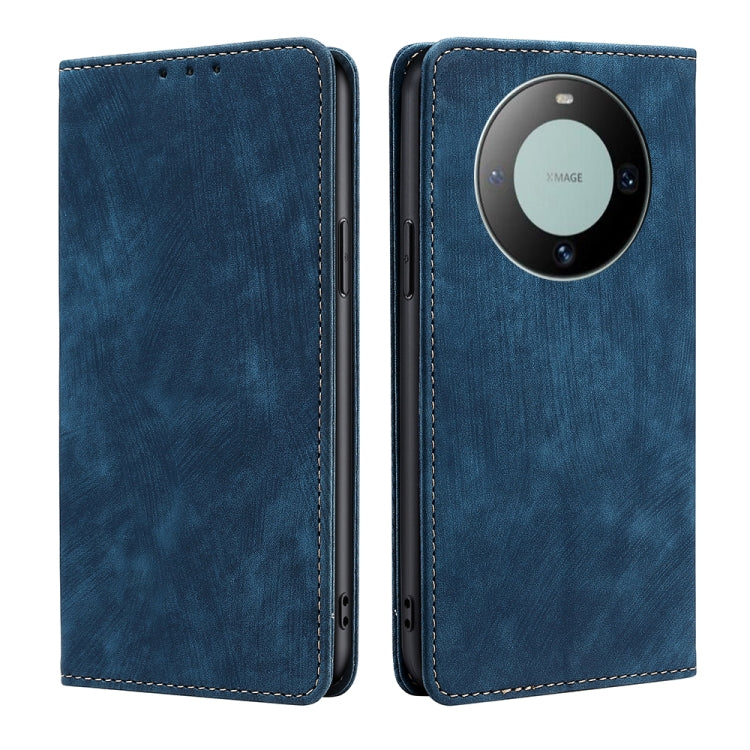 Custodia in pelle magnetica con blocco RFID per Huawei nova 12