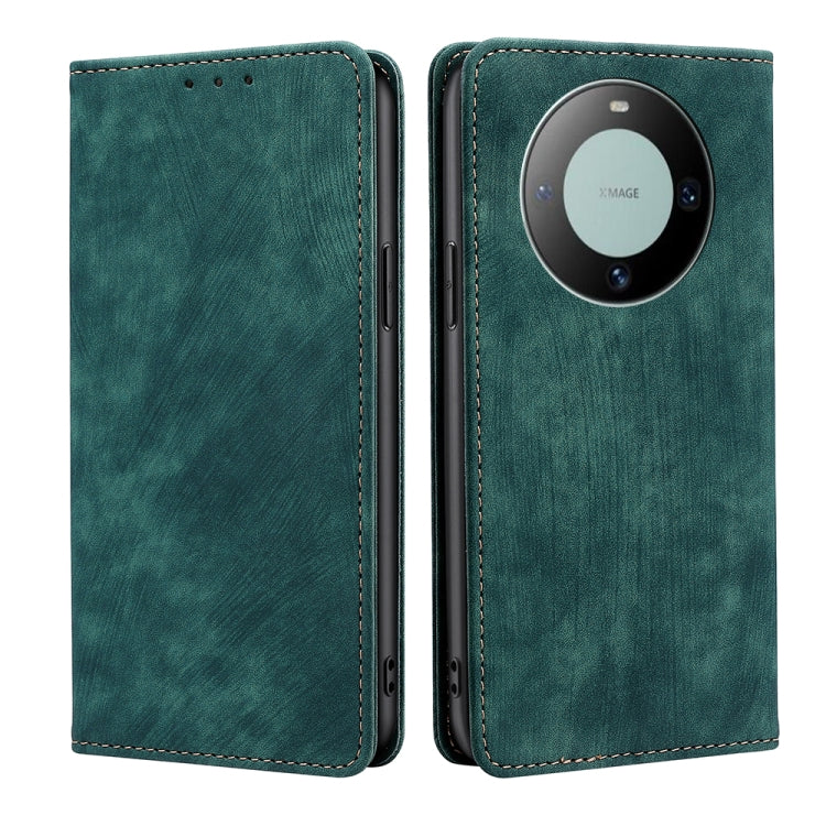 Custodia in pelle magnetica con blocco RFID per Huawei nova 12