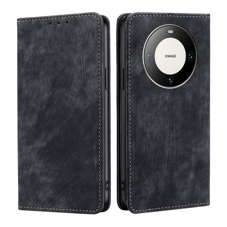 Custodia in pelle magnetica con blocco RFID per Huawei nova 12