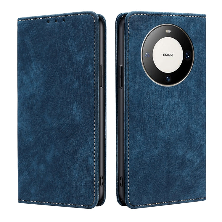 Custodia in pelle magnetica con blocco RFID per Huawei nova 12