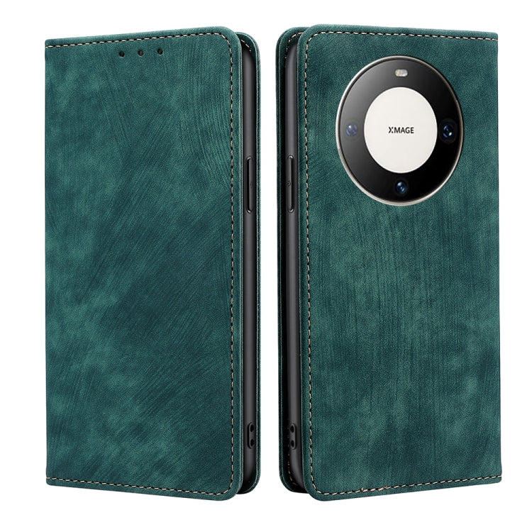 Custodia in pelle magnetica con blocco RFID per Huawei nova 12