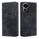 Custodia in pelle magnetica con blocco RFID per Huawei nova 12