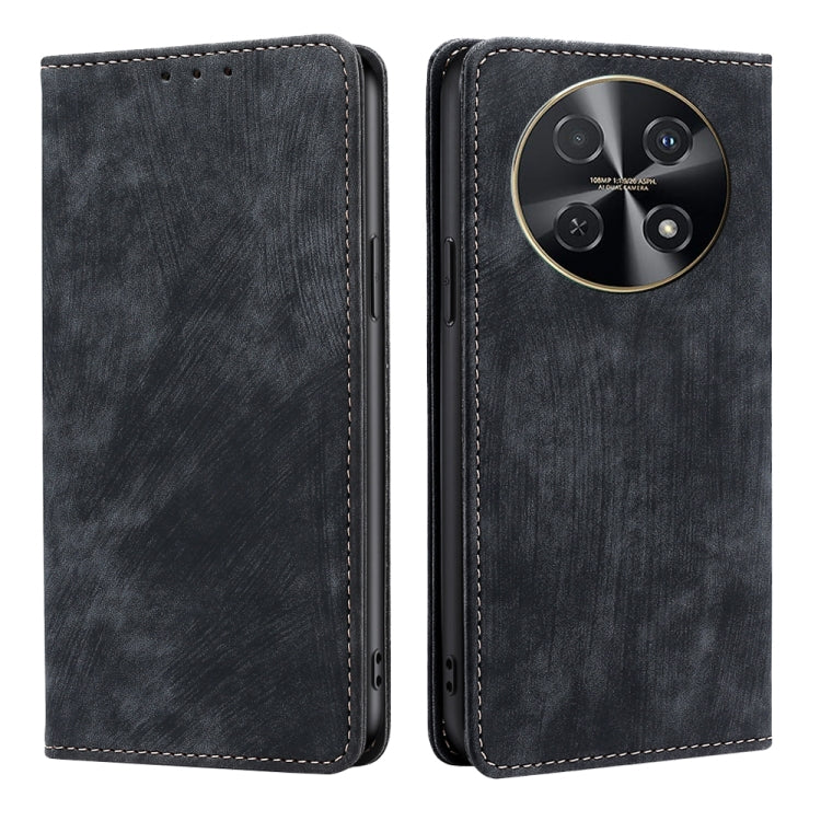 Custodia pelle magnetica con blocco RFID per Huawei Pura 70 Pro e Pro+