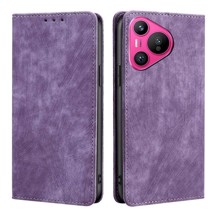Custodia pelle magnetica con blocco RFID per Huawei Pura 70 Pro e Pro+