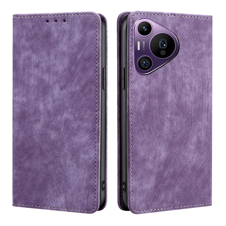 Custodia pelle magnetica con blocco RFID per Huawei Pura 70 Pro e Pro+