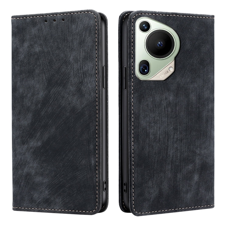 Custodia pelle magnetica con blocco RFID per Huawei Pura 70 Pro e Pro+