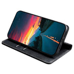 Custodia per telefono in pelle magnetica con spazzola antifurto RFID, For Huawei Pura 80 5G, For Huawei nova 14 Ultra 5G, For Huawei nova 14 Pro 5G, For Huawei nova 14 5G