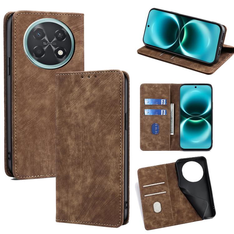 Custodia pelle magnetica con blocco RFID per Huawei Enjoy 90 Pro Max 5G