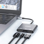 Onten 9175S Adattatore 3 in 1 USB-C/Tipo-C a HDMI