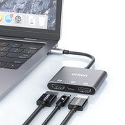 Onten 9175S Adattatore 3 in 1 USB-C/Tipo-C a HDMI