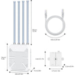 Wavlink WN573HX1 WiFi 6 AX1800 Estensore WiFi da esterno a doppia banda a lungo raggio, WN573HX1