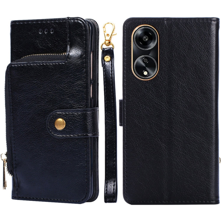Custodia per cellulare in pelle con cerniera, For OPPO Reno11 F 5G, For OPPO Find X7 5G, For OPPO Find X7 Ultra 5G, For OPPO Reno10 Pro+ 5G, For OPPO A1 5G