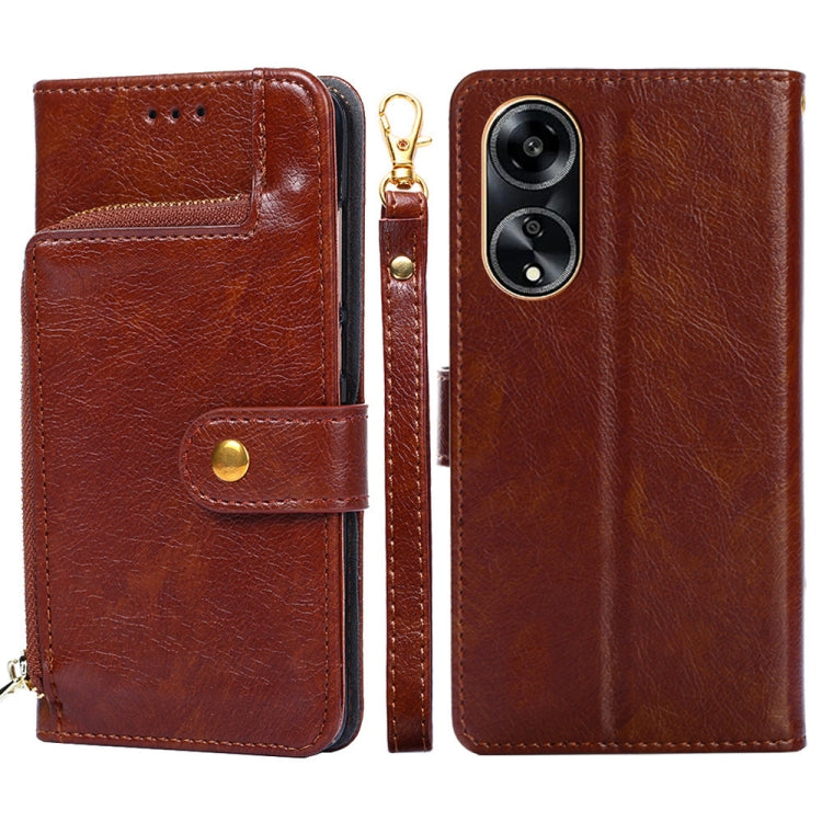 Custodia per cellulare in pelle con cerniera, For OPPO Reno11 F 5G, For OPPO Find X7 5G, For OPPO Find X7 Ultra 5G, For OPPO Reno10 Pro+ 5G, For OPPO A1 5G