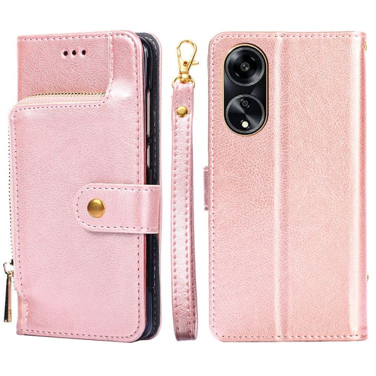 Custodia per cellulare in pelle con cerniera, For OPPO Reno11 F 5G, For OPPO Find X7 5G, For OPPO Find X7 Ultra 5G, For OPPO Reno10 Pro+ 5G, For OPPO A1 5G