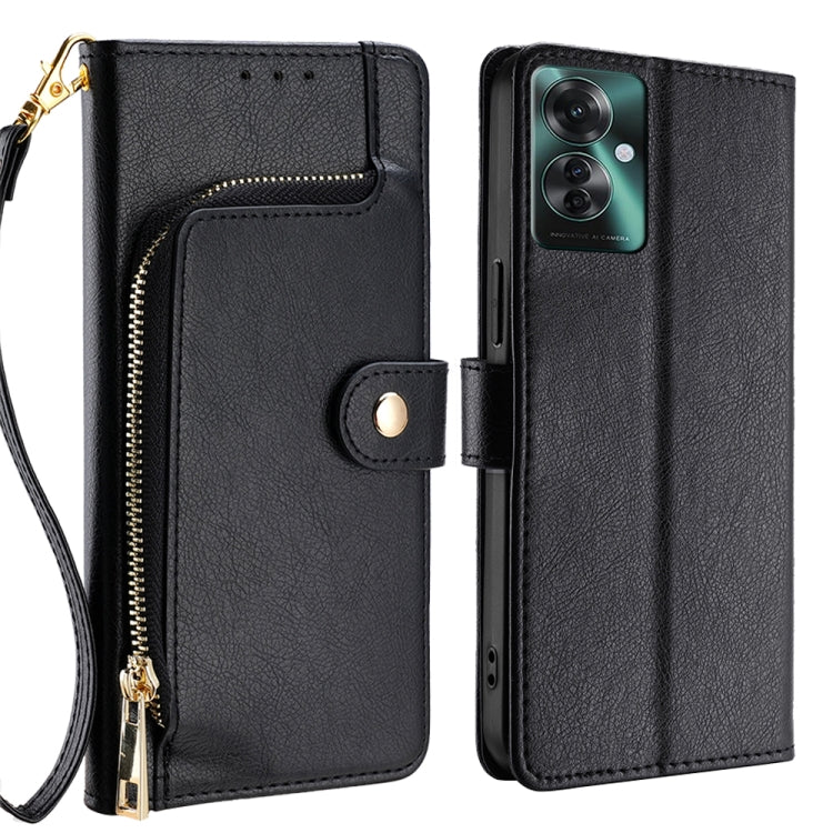 Custodia per cellulare in pelle con cerniera, For OPPO Reno11 F 5G, For OPPO Find X7 5G, For OPPO Find X7 Ultra 5G, For OPPO Reno10 Pro+ 5G, For OPPO A1 5G