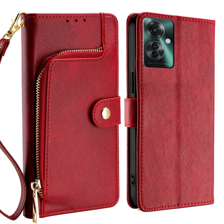 Custodia per cellulare in pelle con cerniera, For OPPO Reno11 F 5G, For OPPO Find X7 5G, For OPPO Find X7 Ultra 5G, For OPPO Reno10 Pro+ 5G, For OPPO A1 5G