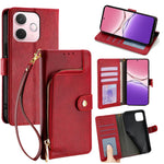 Custodia per cellulare in pelle con cerniera, For OPPO A5 5G 2025 Global, For OPPO Find X8s+ 5G, For OPPO Find X8s 5G, For OPPO Find X8 Ultra 5G, For OPPO F29 5G Global, For OPPO A5 Pro 5G Global