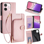 Custodia per cellulare in pelle con cerniera, For OPPO A5 5G 2025 Global, For OPPO Find X8s+ 5G, For OPPO Find X8s 5G, For OPPO Find X8 Ultra 5G, For OPPO F29 5G Global, For OPPO A5 Pro 5G Global