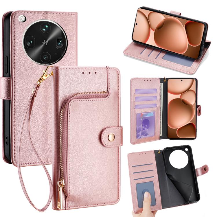 Custodia per cellulare in pelle con cerniera, For OPPO A5 5G 2025 Global, For OPPO Find X8s+ 5G, For OPPO Find X8s 5G, For OPPO Find X8 Ultra 5G, For OPPO F29 5G Global, For OPPO A5 Pro 5G Global
