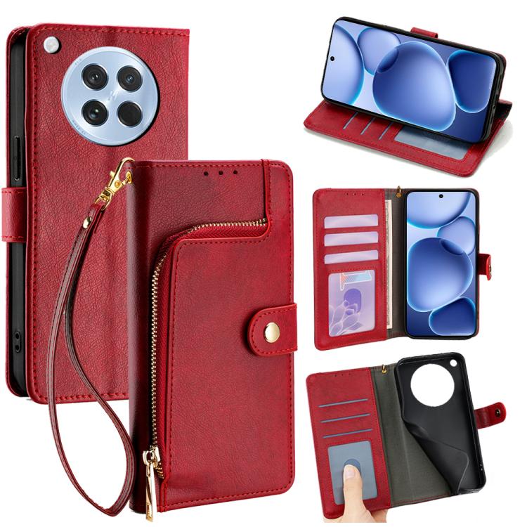 Custodia per cellulare in pelle con cerniera, For OPPO A5 5G 2025 Global, For OPPO Find X8s+ 5G, For OPPO Find X8s 5G, For OPPO Find X8 Ultra 5G, For OPPO F29 5G Global, For OPPO A5 Pro 5G Global