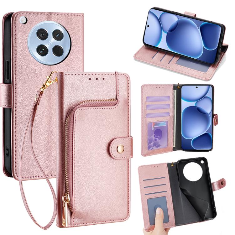 Custodia per cellulare in pelle con cerniera, For OPPO A5 5G 2025 Global, For OPPO Find X8s+ 5G, For OPPO Find X8s 5G, For OPPO Find X8 Ultra 5G, For OPPO F29 5G Global, For OPPO A5 Pro 5G Global