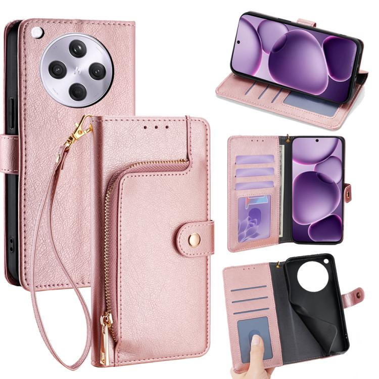 Custodia per cellulare in pelle con cerniera, For OPPO A5 5G 2025 Global, For OPPO Find X8s+ 5G, For OPPO Find X8s 5G, For OPPO Find X8 Ultra 5G, For OPPO F29 5G Global, For OPPO A5 Pro 5G Global
