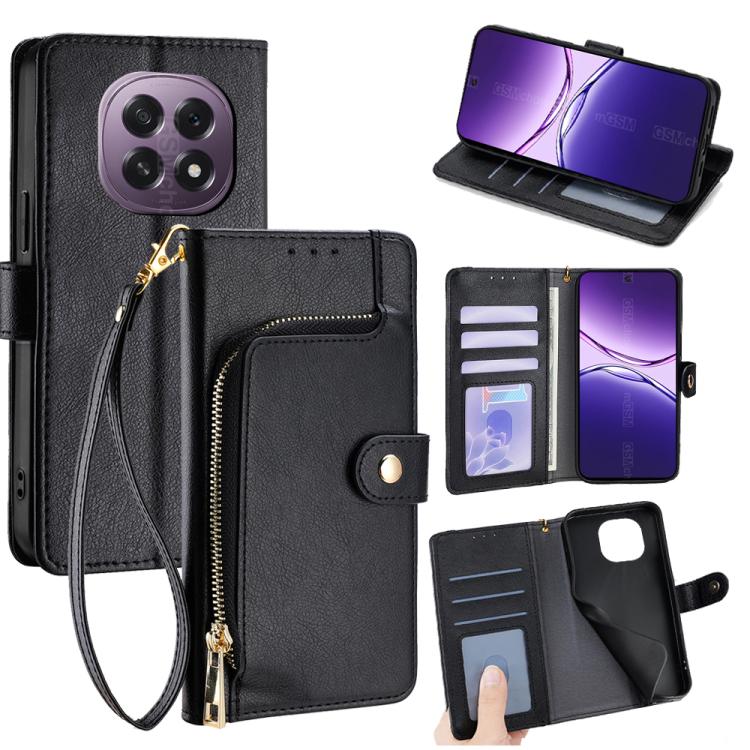 Custodia per cellulare in pelle con cerniera, For OPPO A5 5G 2025 Global, For OPPO Find X8s+ 5G, For OPPO Find X8s 5G, For OPPO Find X8 Ultra 5G, For OPPO F29 5G Global, For OPPO A5 Pro 5G Global