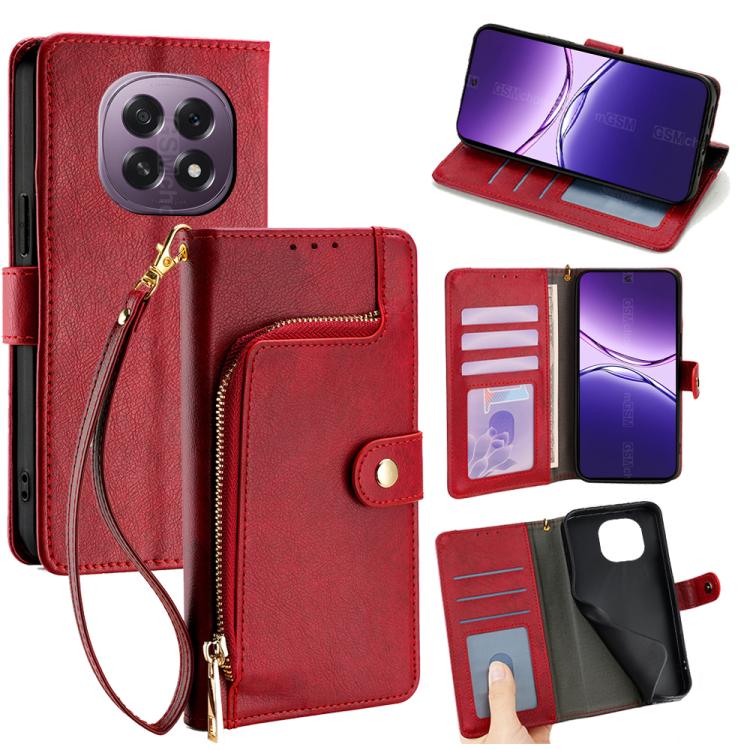 Custodia per cellulare in pelle con cerniera, For OPPO A5 5G 2025 Global, For OPPO Find X8s+ 5G, For OPPO Find X8s 5G, For OPPO Find X8 Ultra 5G, For OPPO F29 5G Global, For OPPO A5 Pro 5G Global