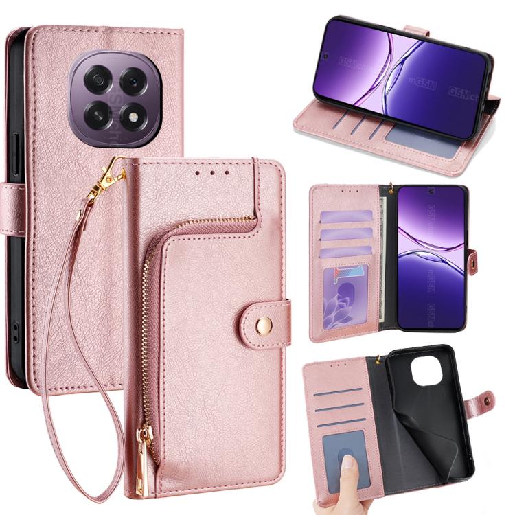 Custodia per cellulare in pelle con cerniera, For OPPO A5 5G 2025 Global, For OPPO Find X8s+ 5G, For OPPO Find X8s 5G, For OPPO Find X8 Ultra 5G, For OPPO F29 5G Global, For OPPO A5 Pro 5G Global