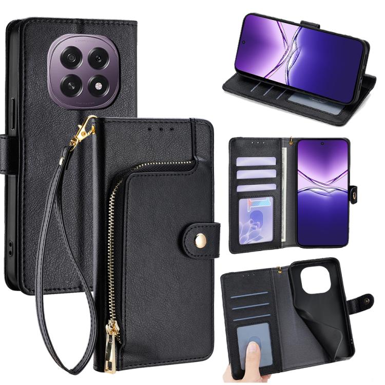 Custodia per cellulare in pelle con cerniera, For OPPO A5 5G 2025 Global, For OPPO Find X8s+ 5G, For OPPO Find X8s 5G, For OPPO Find X8 Ultra 5G, For OPPO F29 5G Global, For OPPO A5 Pro 5G Global