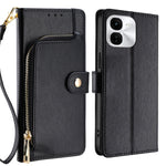 Custodia per cellulare in pelle con cerniera, For vivo X100s, For vivo Y38 5G / T3x Global, For vivo V30e 5G Global, For vivo iQOO Z9x 5G, For vivo iQOO Z9 Turbo, For vivo Y03 4G