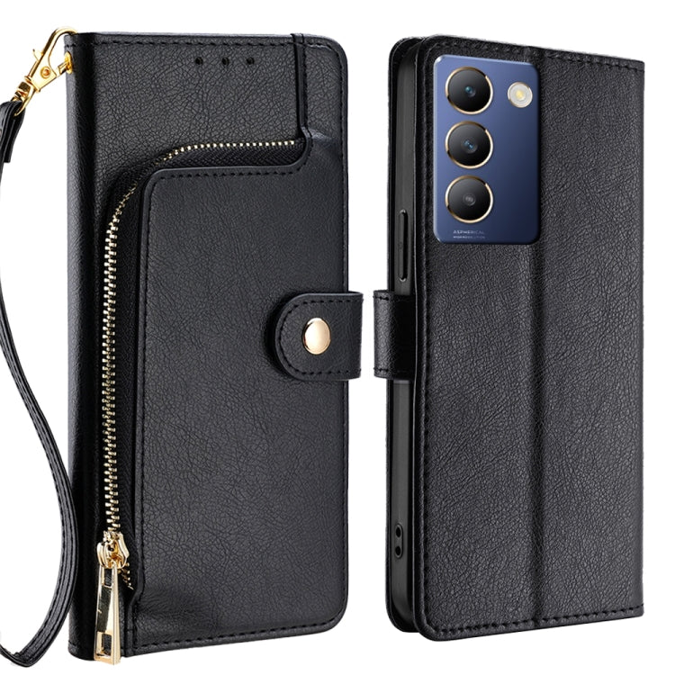 Custodia per cellulare in pelle con cerniera, For vivo Y100 5G IDN, For vivo Y78 Plus 5G