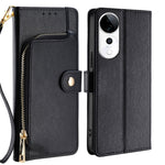 Custodia per cellulare in pelle con cerniera, For vivo V50 5G, For vivo X200 Pro 5G, For vivo Y300 Pro 5G, For vivo S19 Pro, For vivo S19, For vivo Y28 4G