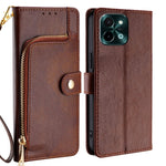 Custodia per cellulare in pelle con cerniera, For vivo V50 5G, For vivo X200 Pro 5G, For vivo Y300 Pro 5G, For vivo S19 Pro, For vivo S19, For vivo Y28 4G