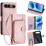 Custodia per cellulare in pelle con cerniera per Vivo X300s e modelli