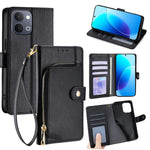 Custodia per cellulare in pelle con cerniera per Vivo X300s e modelli