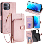 Custodia per cellulare in pelle con cerniera per Vivo X300s e modelli
