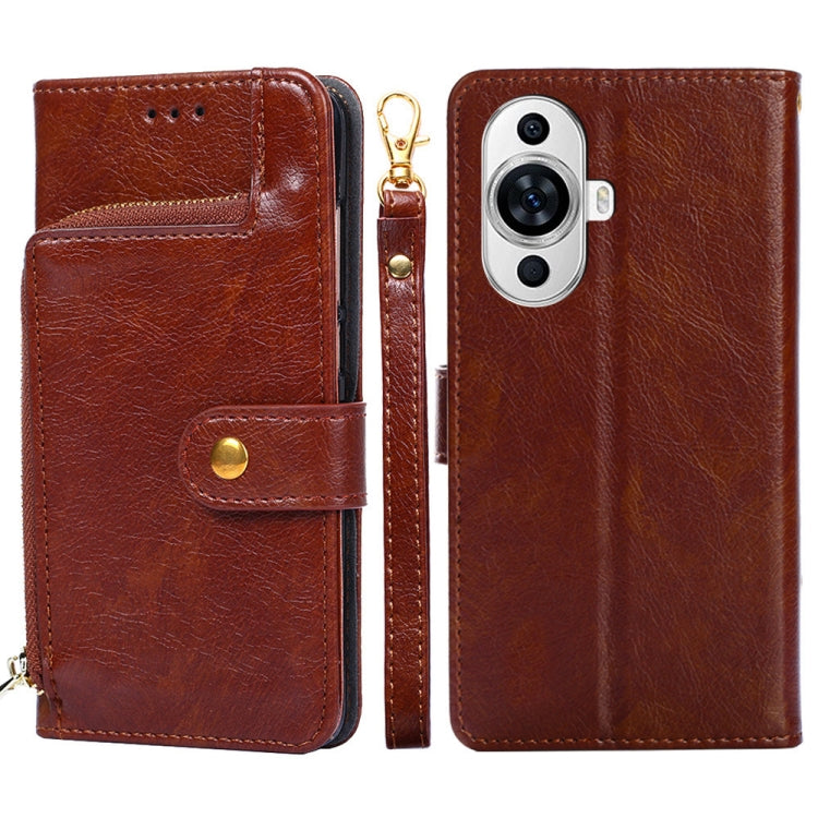 Custodia per cellulare in pelle con cerniera, For Huawei nova 11 4G