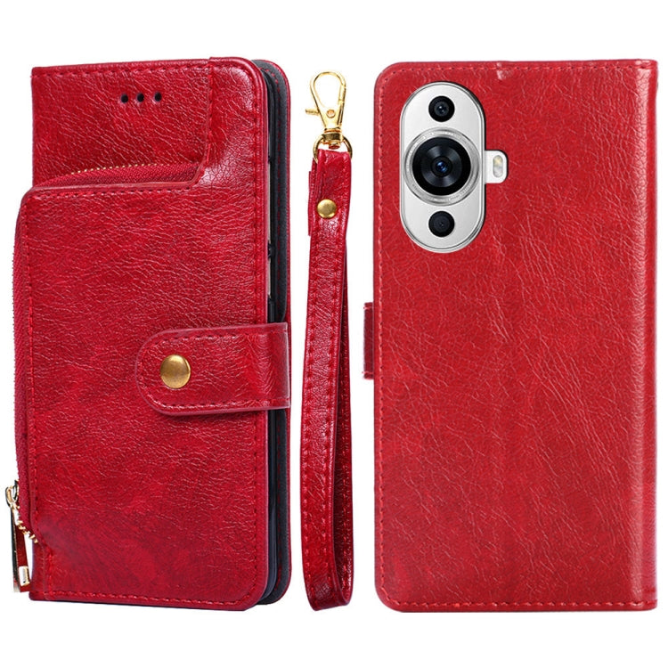 Custodia per cellulare in pelle con cerniera, For Huawei nova 11 4G