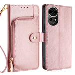 Custodia pelle con cerniera per Huawei Pura 70 Pro e Nova