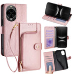 Custodia per cellulare in pelle con cerniera, For Huawei Mate 80 5G, For Huawei Maimang 40 5G, For Huawei Pura 80 5G, For Huawei nova 14 Ultra 5G, For Huawei nova 14 Pro 5G, For Huawei nova 14 5G