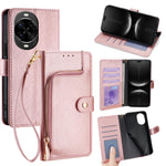 Custodia per cellulare in pelle con cerniera, For Huawei Mate 80 5G, For Huawei Maimang 40 5G, For Huawei Pura 80 5G, For Huawei nova 14 Ultra 5G, For Huawei nova 14 Pro 5G, For Huawei nova 14 5G