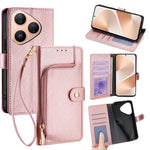 Custodia per cellulare in pelle con cerniera, For Huawei Mate 80 5G, For Huawei Maimang 40 5G, For Huawei Pura 80 5G, For Huawei nova 14 Ultra 5G, For Huawei nova 14 Pro 5G, For Huawei nova 14 5G